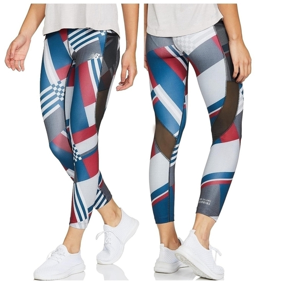 New Balance Active Sporty Yoga Women's Legging Pants Size M Multicolor - Picture 1 of 9